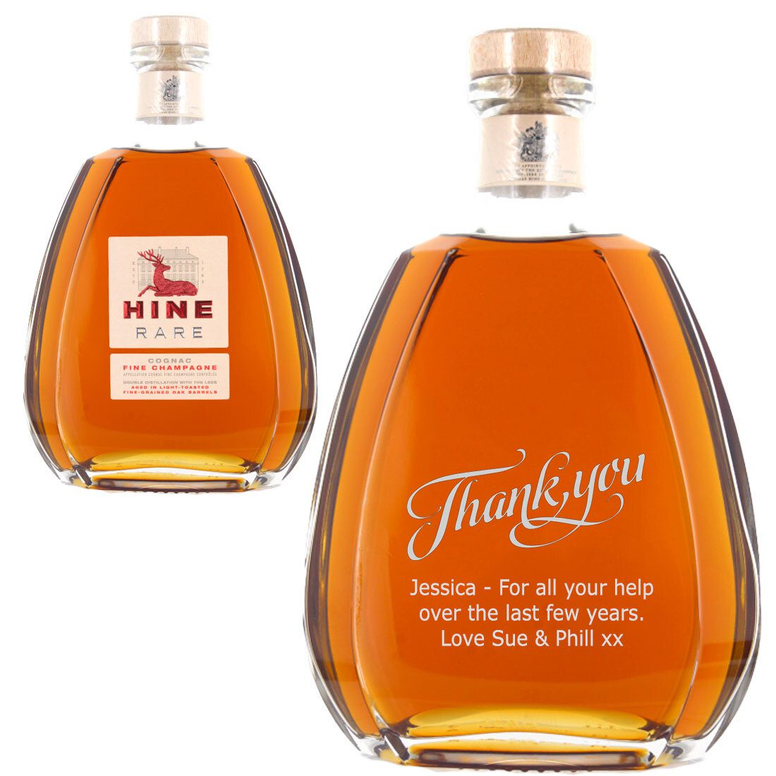 Personalised Hine Rare VSOP Cognac 70cl
