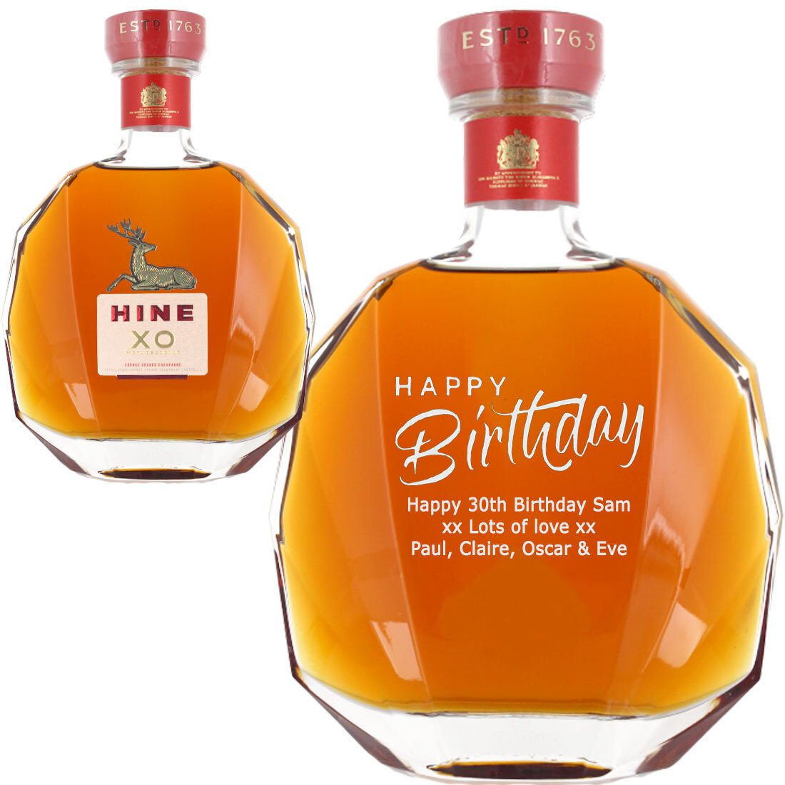 Personalised Hine Antique XO 1er Cru Cognac 70cl