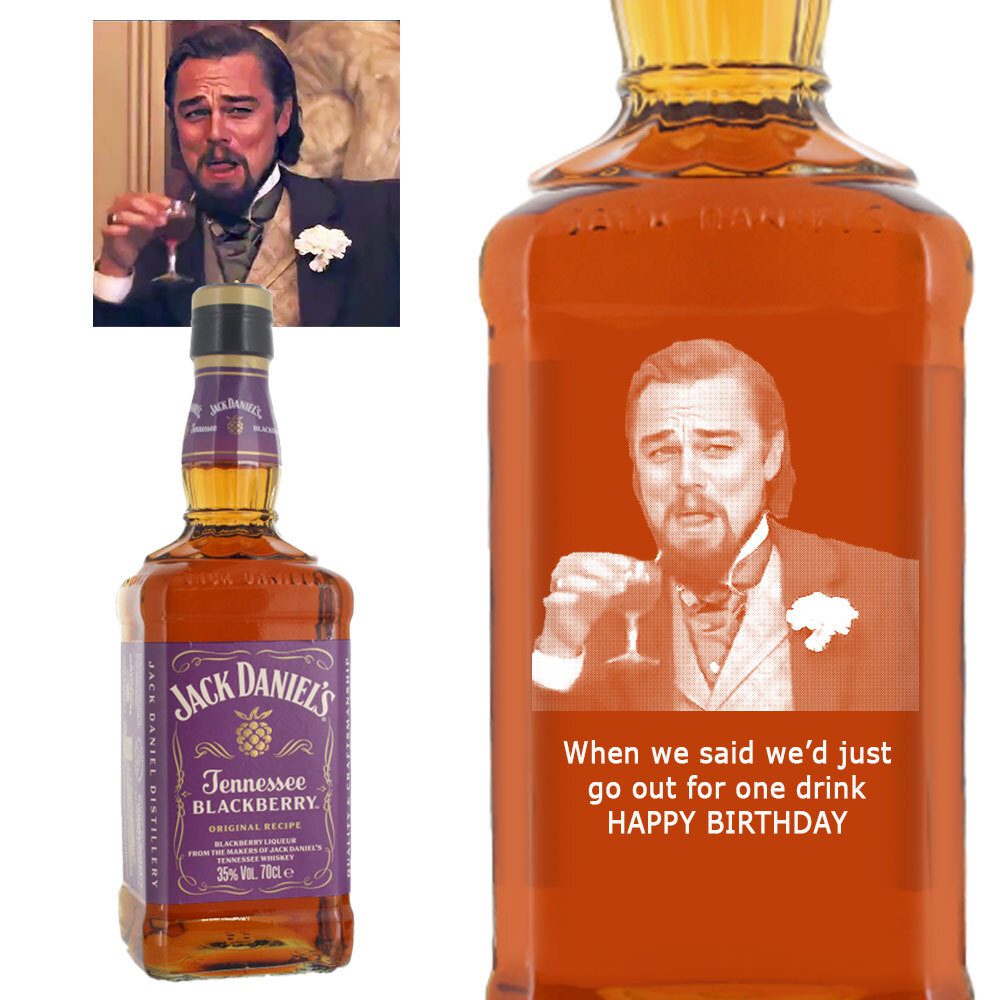 Photo Engraved Jack Daniel’s Blackberry 70cl