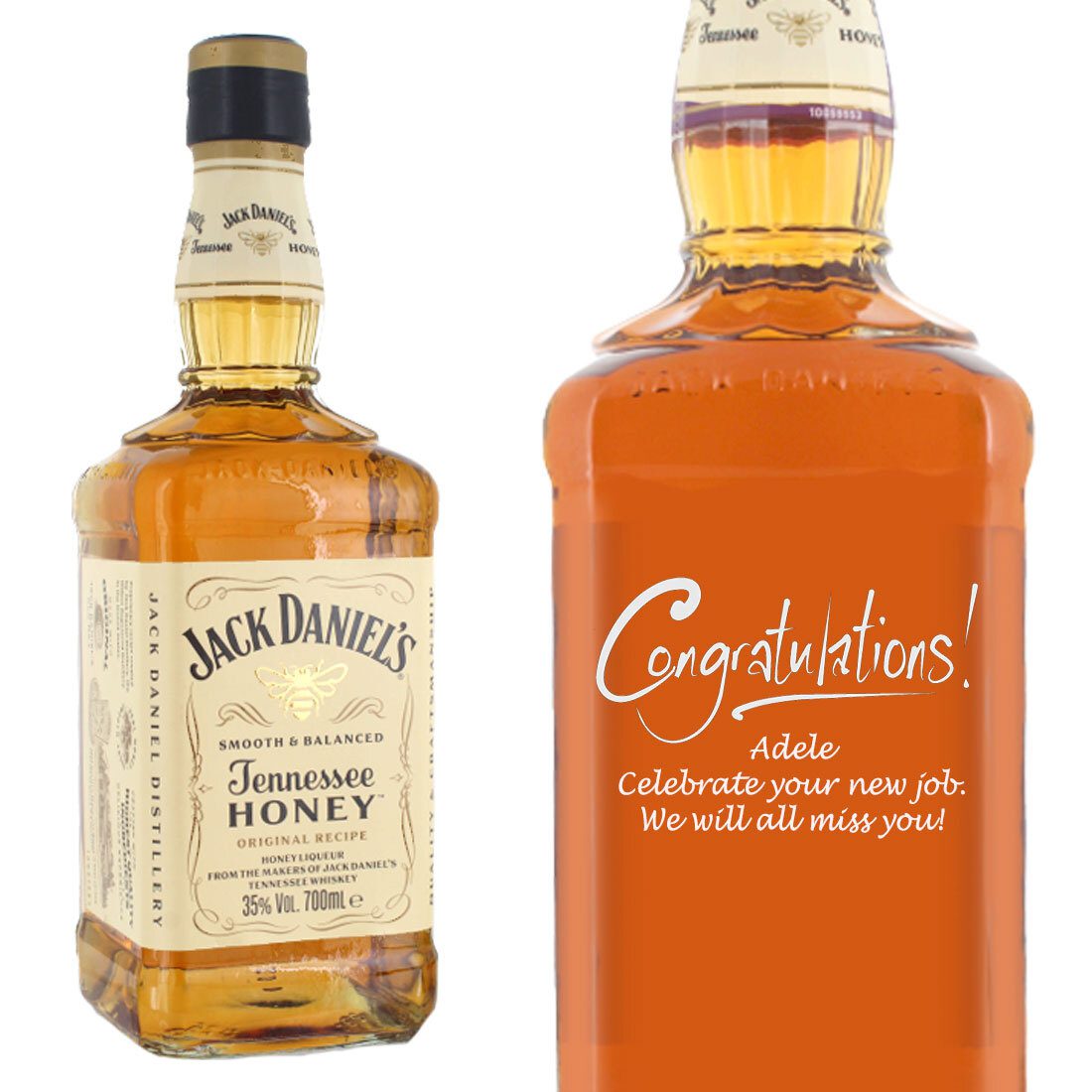 Personalised Jack Daniel’s Honey 70cl