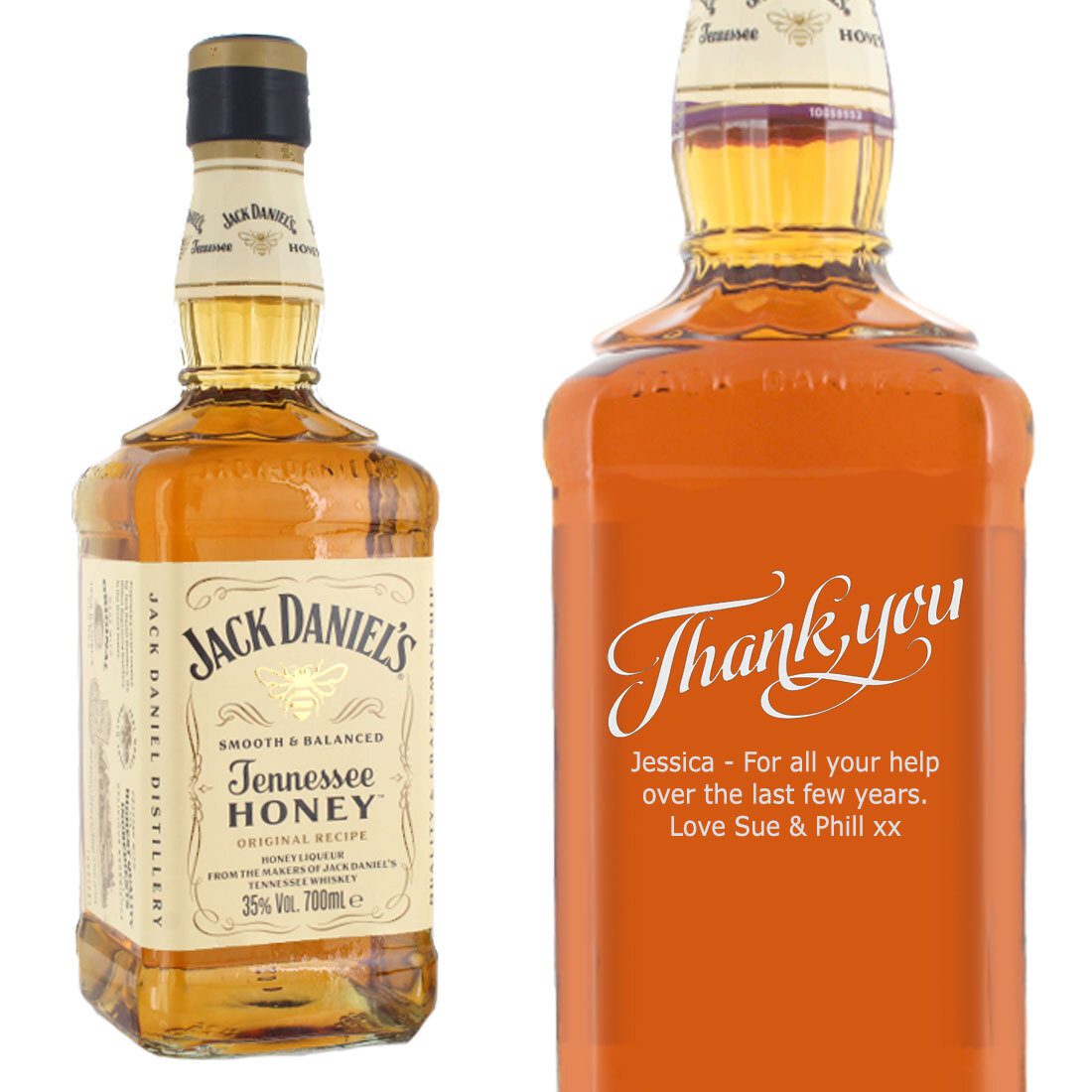 Personalised Jack Daniel’s Honey 70cl