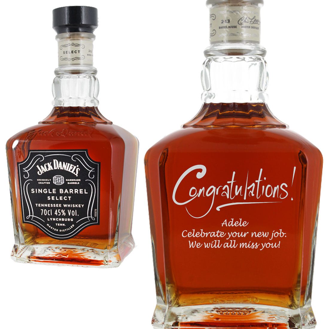Personalised Jack Daniel’s Single Barrel 70cl