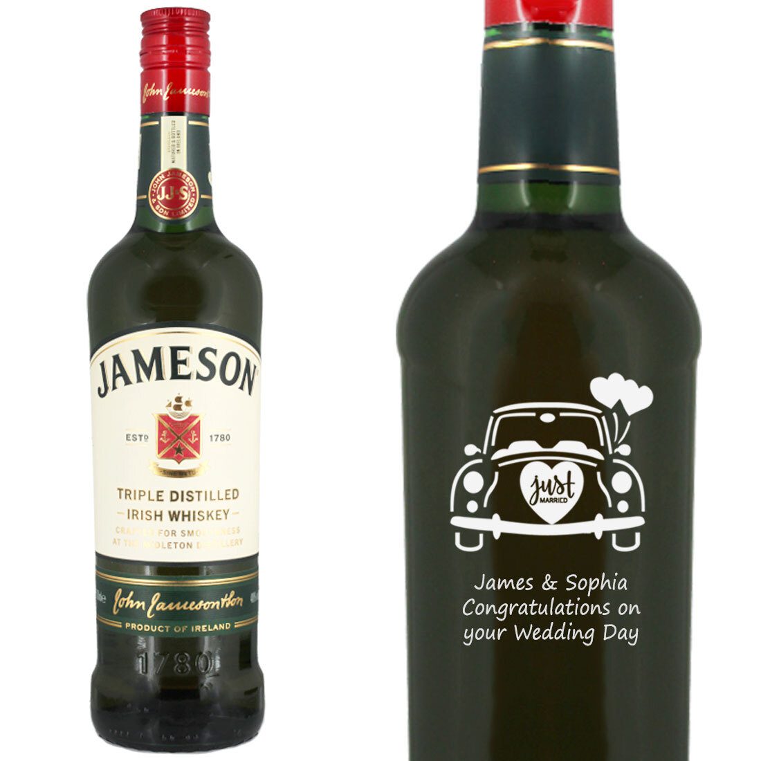 Personalised Jameson Original Irish Whiskey 70cl