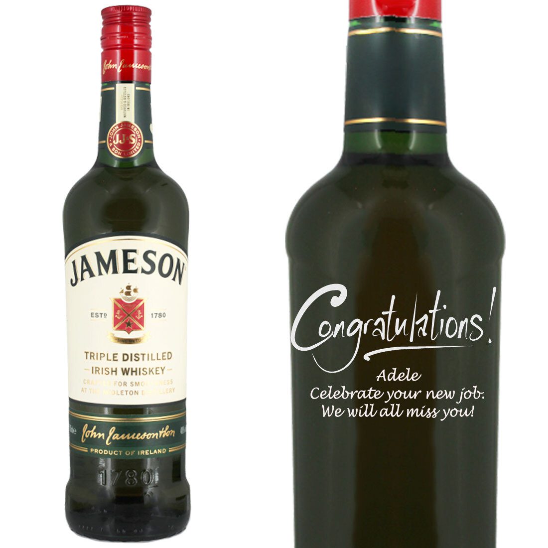 Personalised Jameson Original Irish Whiskey 100cl