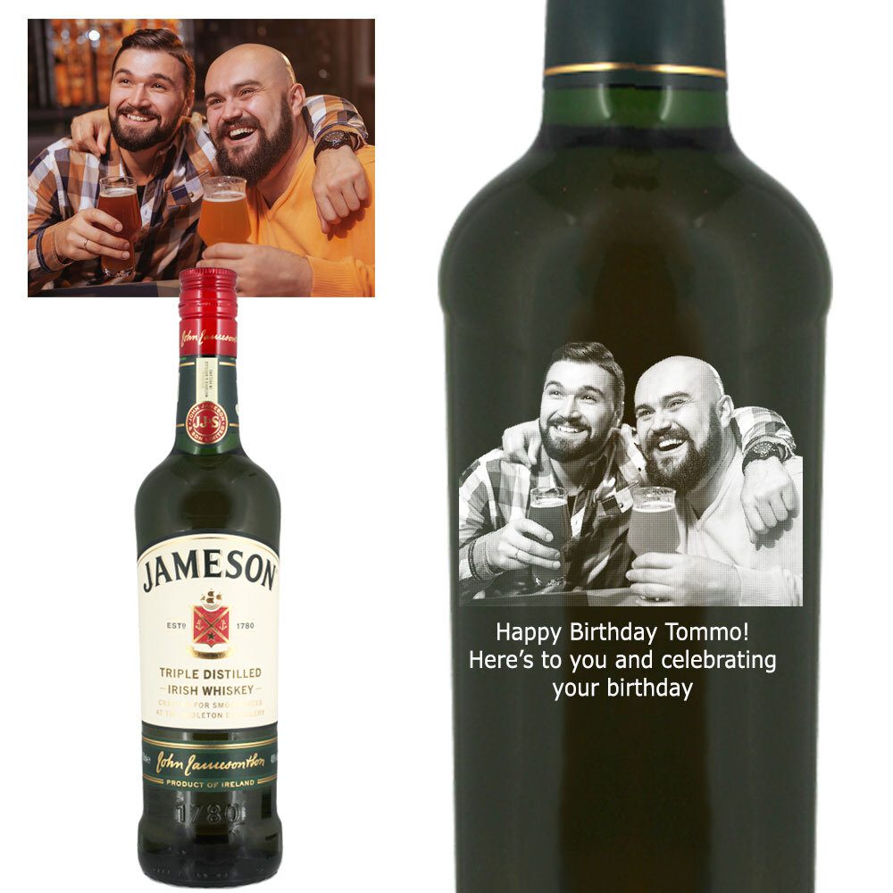Photo Engraved Jameson Original Irish Whiskey 100cl