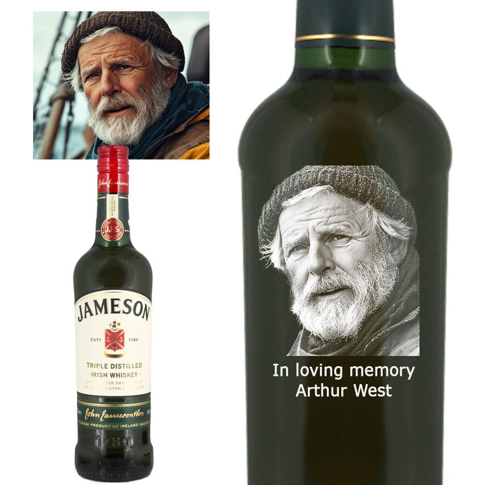 Photo Engraved Jameson Original Irish Whiskey 100cl
