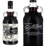 Personalised The Kraken Dark Spiced Rum 70cl