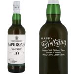 Personalised Laphroaig 10 Year Old Single Malt Whisky 70cl