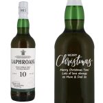Personalised Laphroaig 10 Year Old Single Malt Whisky 70cl