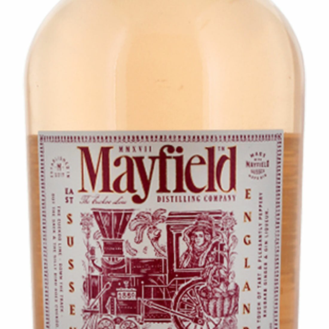 Personalised Mayfield Rhubarb & Ginger Gin Liqueur 50cl