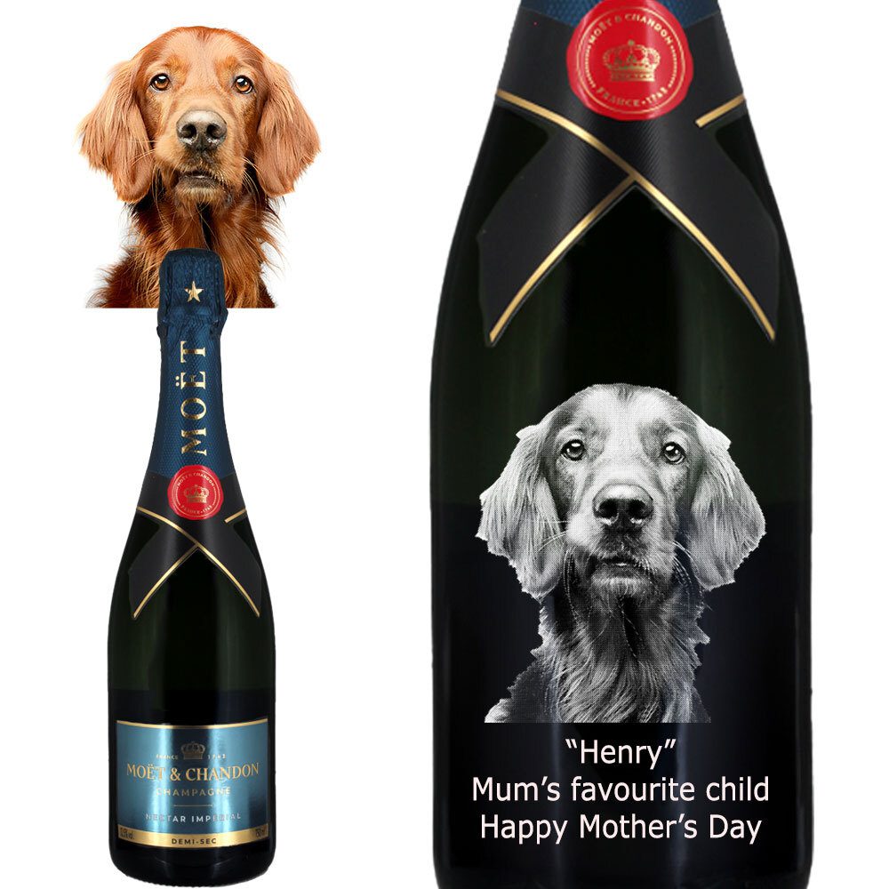Photo Engraved Moët & Chandon Nectar Impérial Champagne 75cl