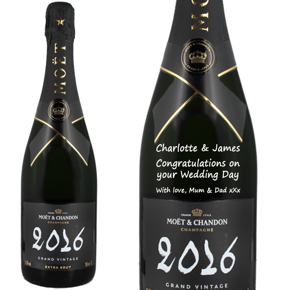 Personalised Moët & Chandon Grand Vintage Champagne 75cl