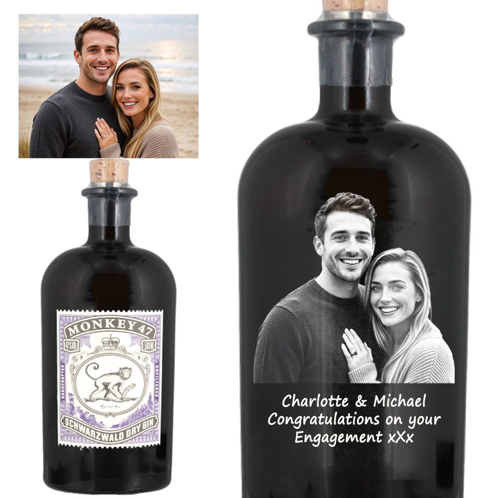 Photo Engraved Monkey 47 Gin 50cl