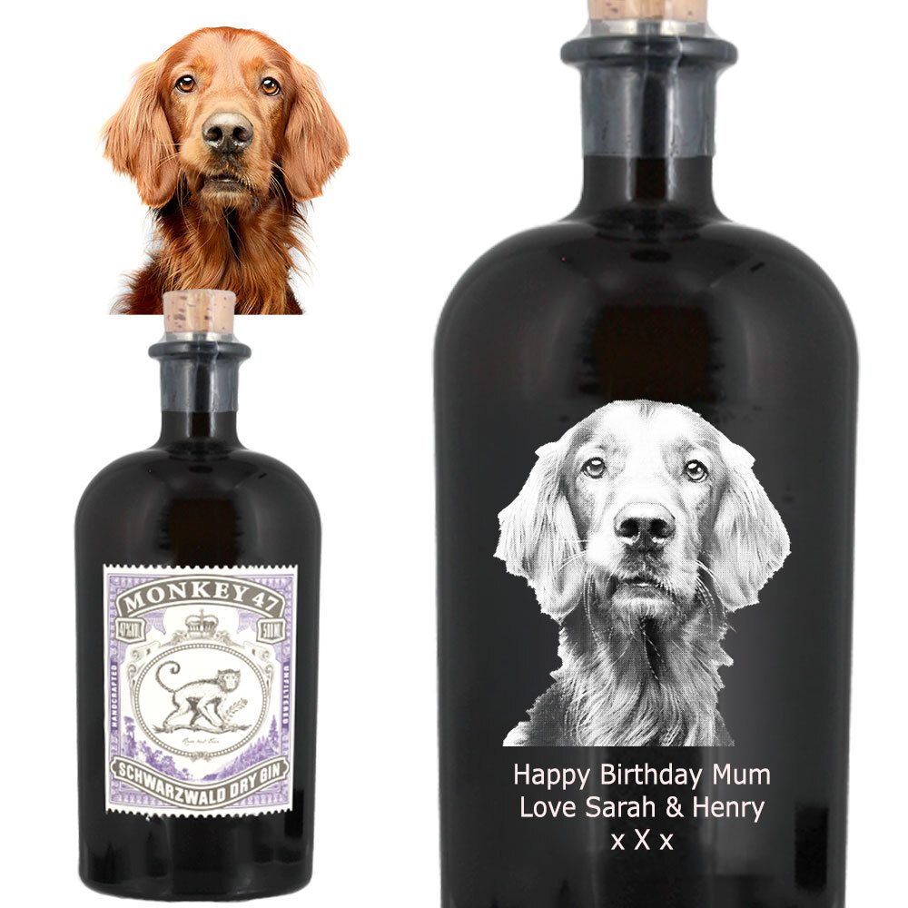 Photo Engraved Monkey 47 Gin 50cl
