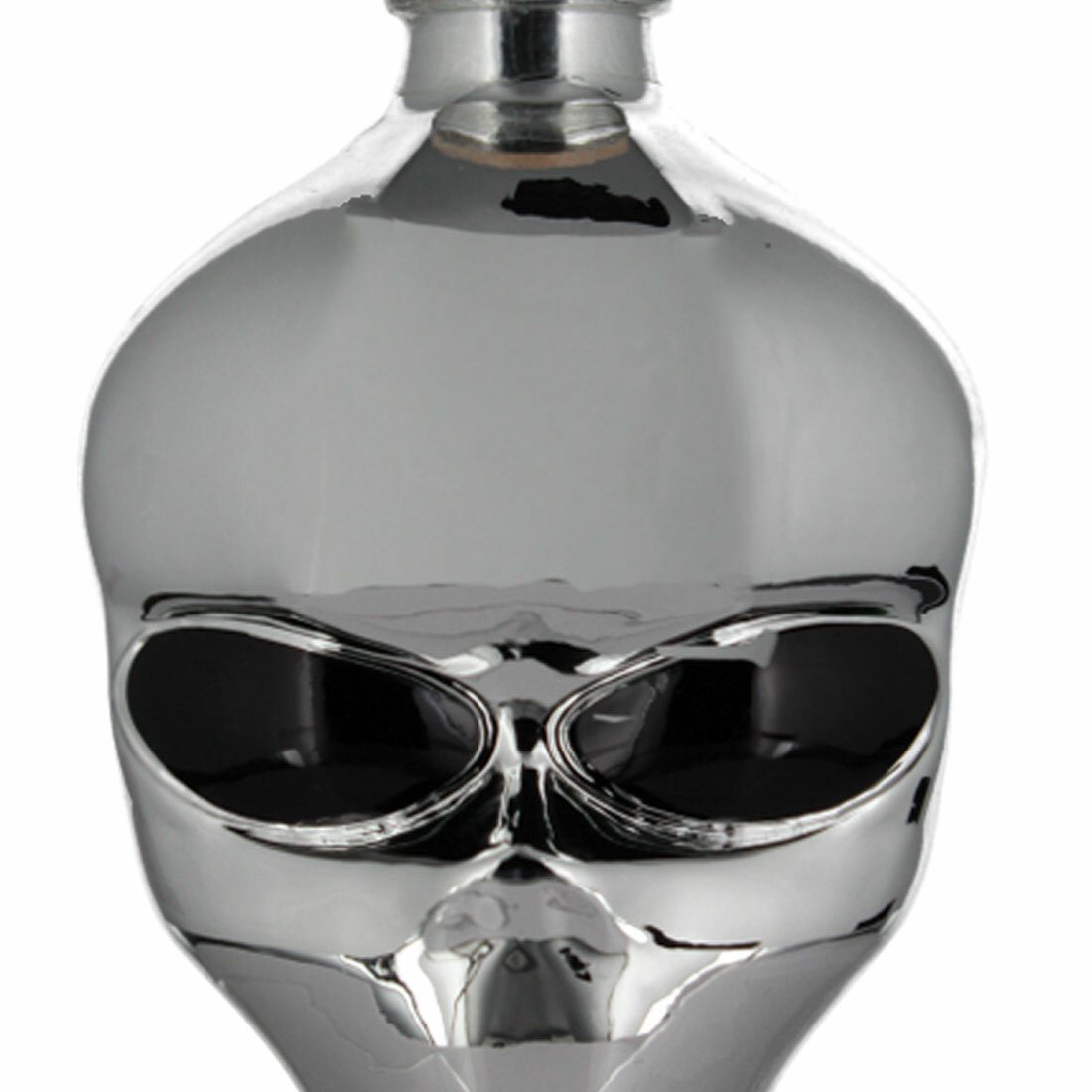 Personalised Outerspace Chrome Bottle Vodka 70cl