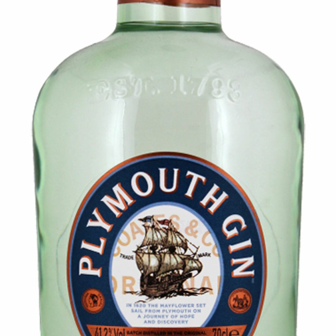 Personalised Plymouth Gin 70cl
