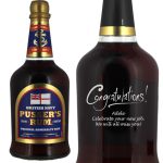 Personalised Pussers Blue Label Rum 70cl