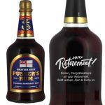 Personalised Pussers Blue Label Rum 70cl