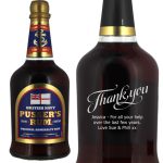 Personalised Pussers Blue Label Rum 70cl