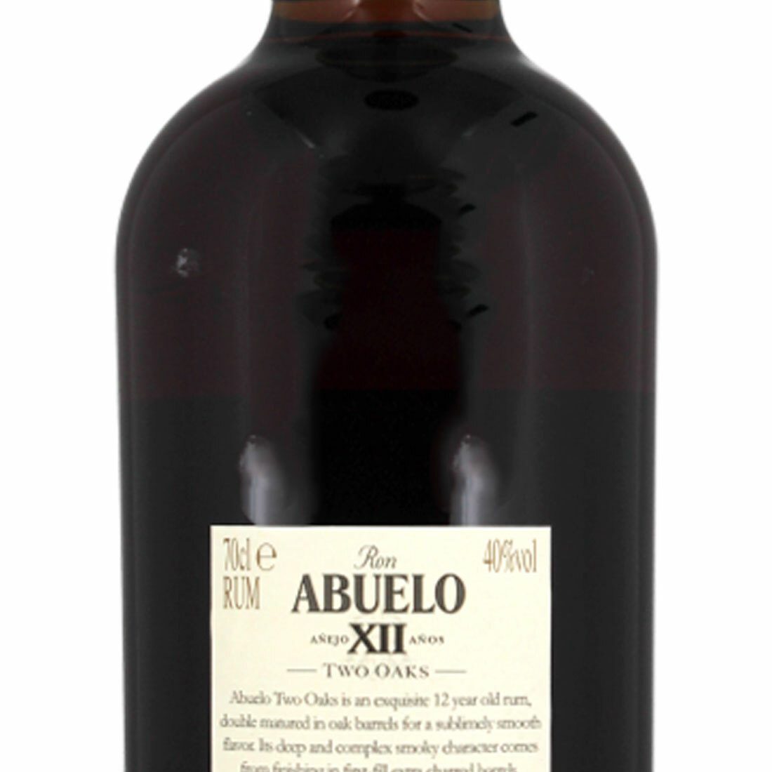 Personalised Ron Abuelo Two Oaks Double Matured Rum 70cl