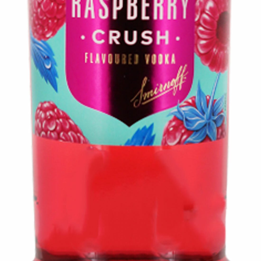 Personalised Smirnoff Raspberry Crush Vodka 70cl