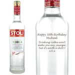Personalised Stoli Original Red Label Vodka 70cl