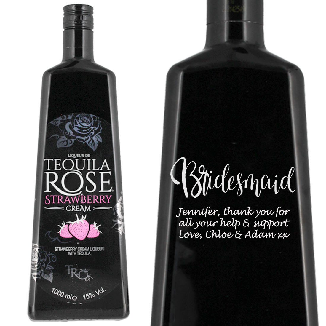 Personalised Tequila Rose Cream Liqueur 1 Litre