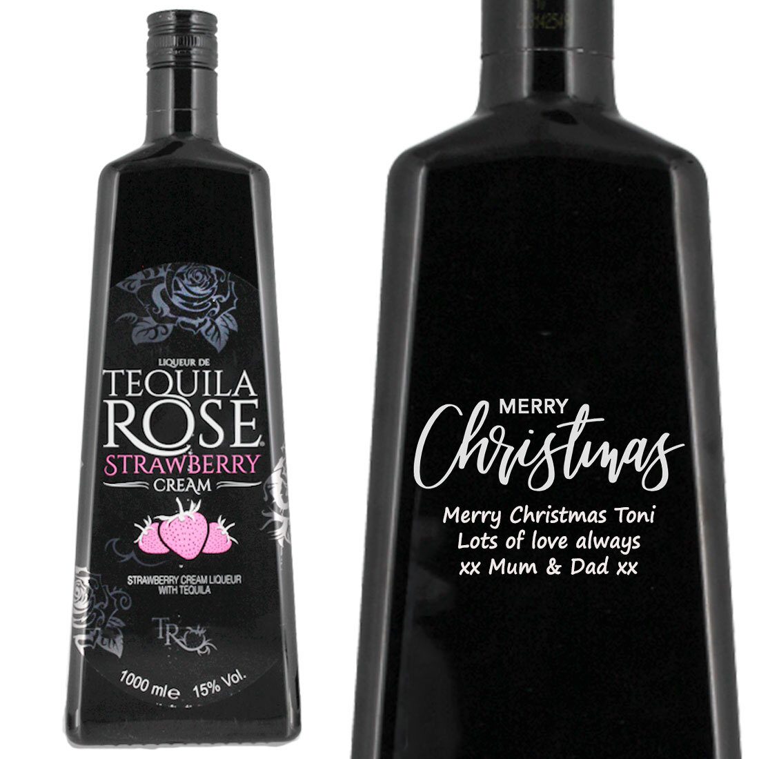 Personalised Tequila Rose Cream Liqueur 1 Litre