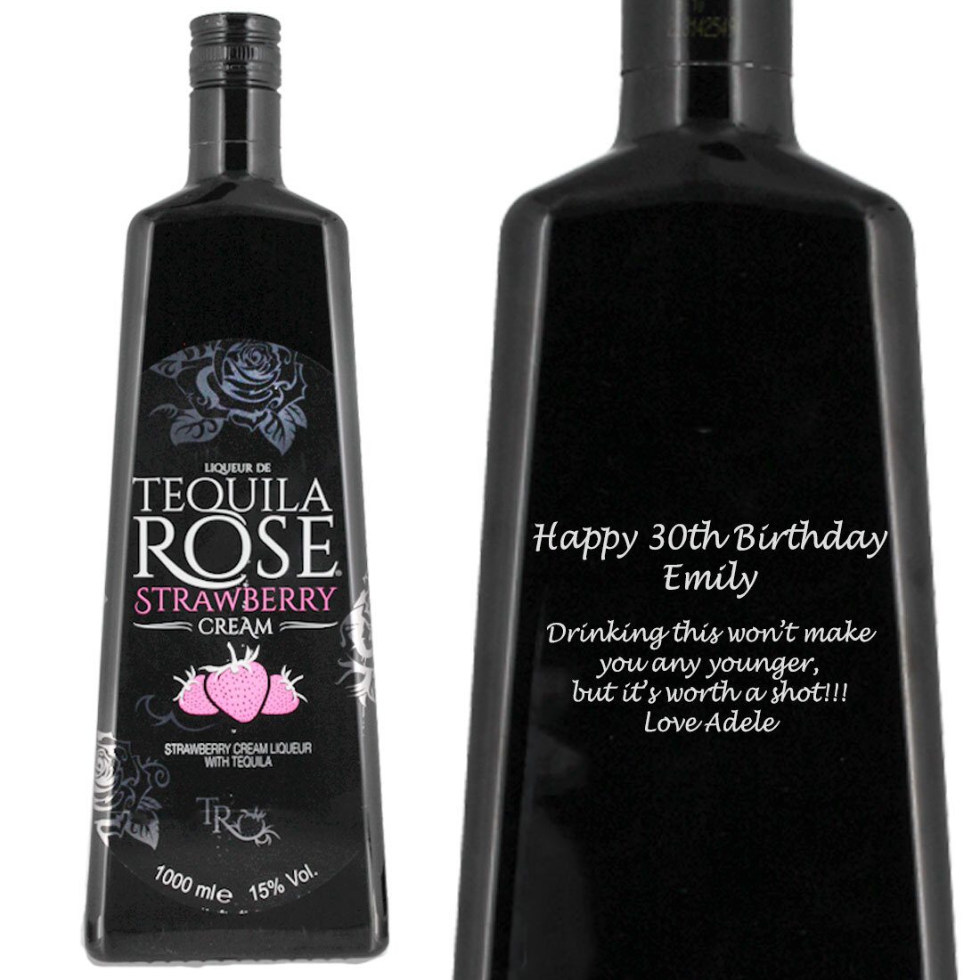 Personalised Tequila Rose Cream Liqueur 1 Litre