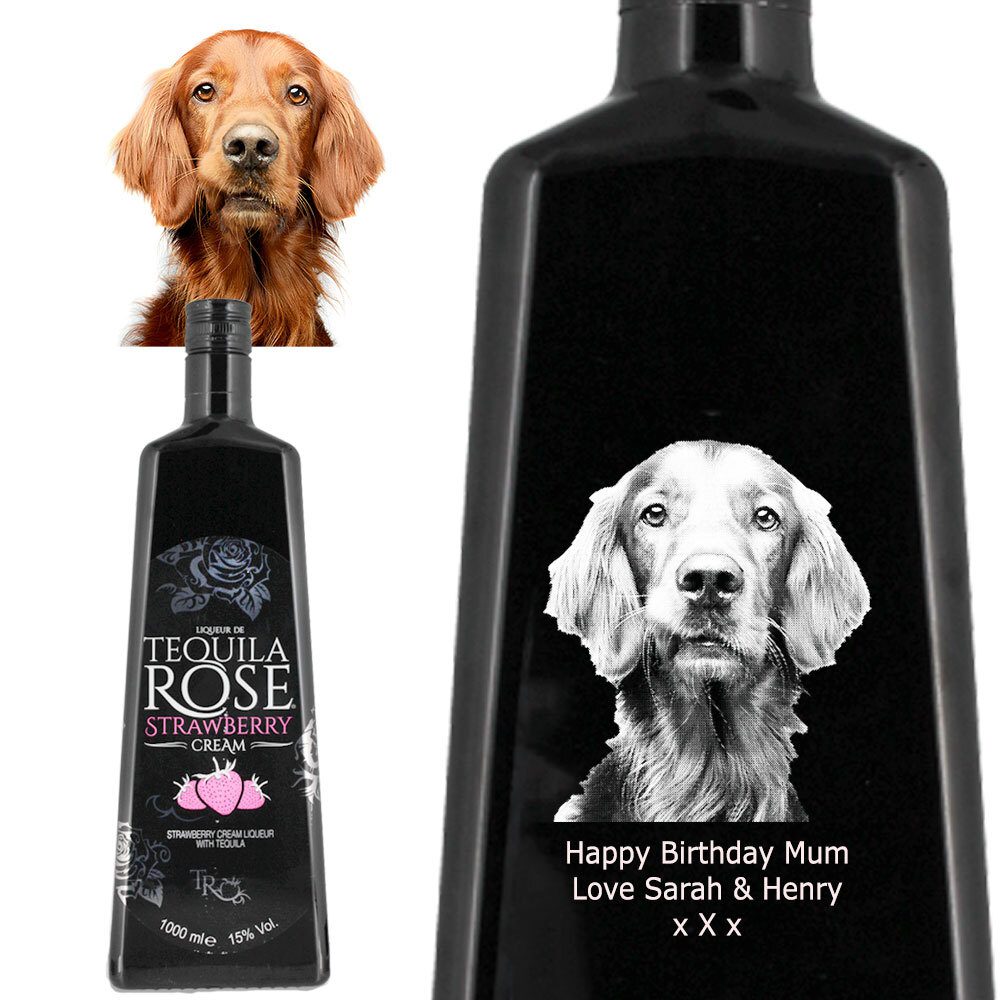 Photo Engraved Tequila Rose Cream Liqueur
