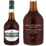 Personalised Three Barrels 70cl