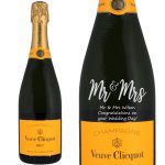 Personalised Veuve Clicquot Yellow Label Champagne 75cl