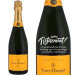 Personalised Veuve Clicquot Yellow Label Champagne 75cl