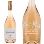 Personalised Whispering Angel Rose Wine