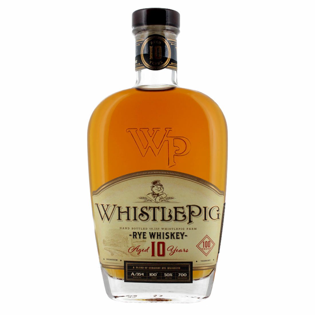 Whistlepig 10 Year Old Rye Whiskey 70cl