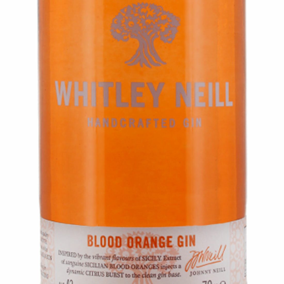 Personalised Whitley Neill Blood Orange Gin 70cl