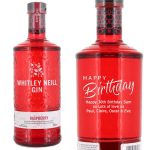 Personalised Whitley Neill Raspberry Gin 70cl