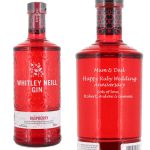Personalised Whitley Neill Raspberry Gin 70cl