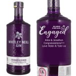 Personalised Whitley Neill Rhubarb and Ginger  Gin 70cl