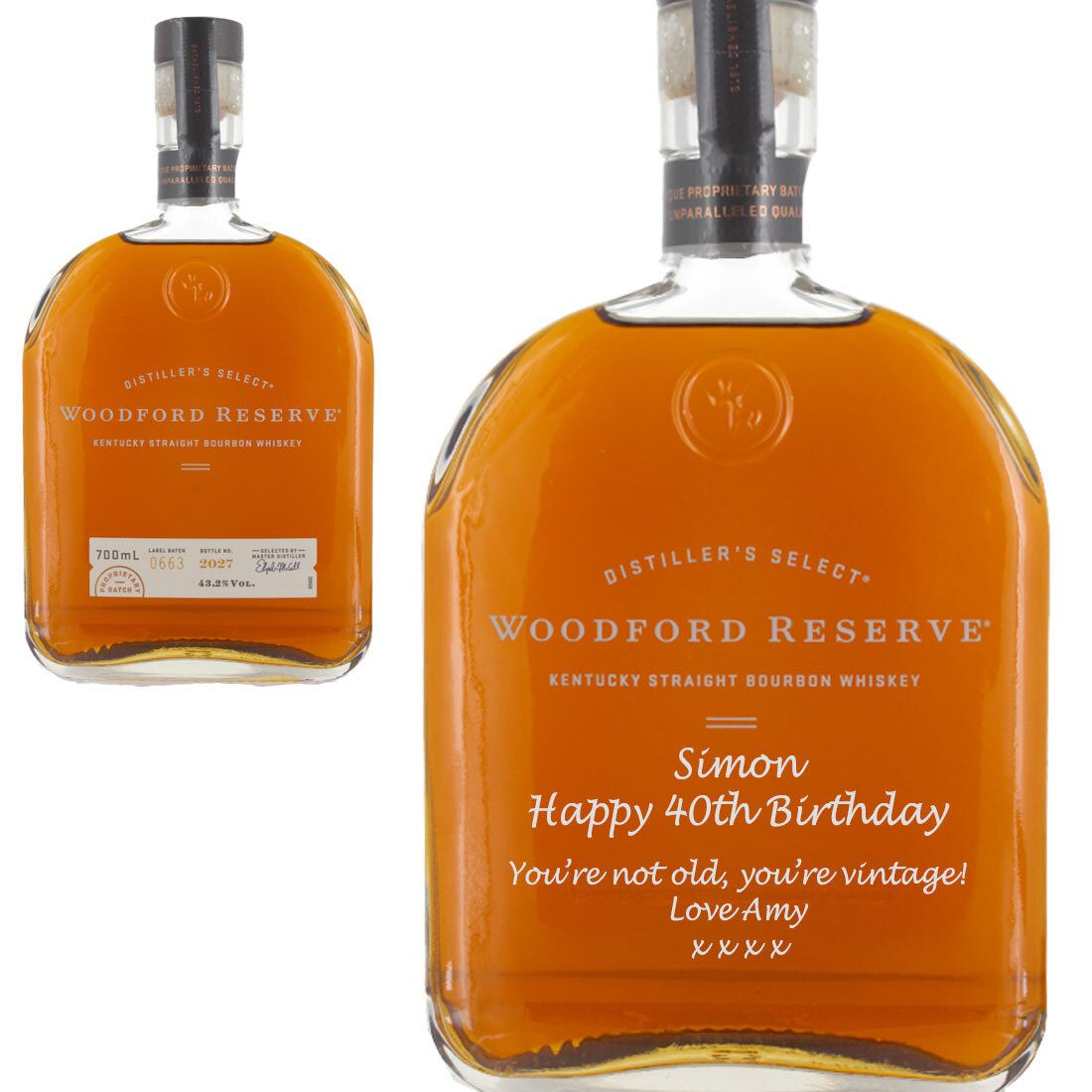 Personalised Woodford Reserve 70cl