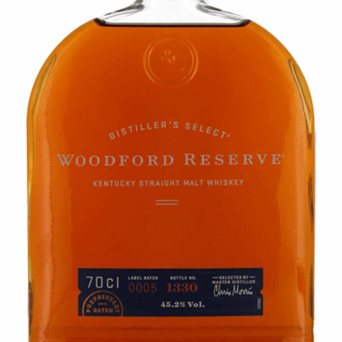 Personalised Woodford Reserve Malt American Whiskey 70cl