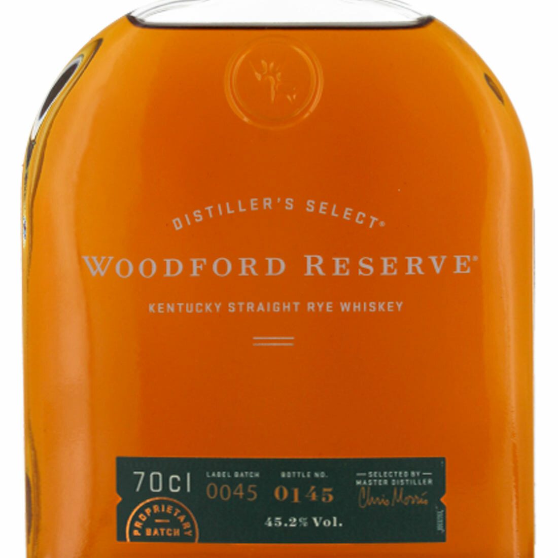 Personalised Woodford Reserve Rye Whiskey 70cl