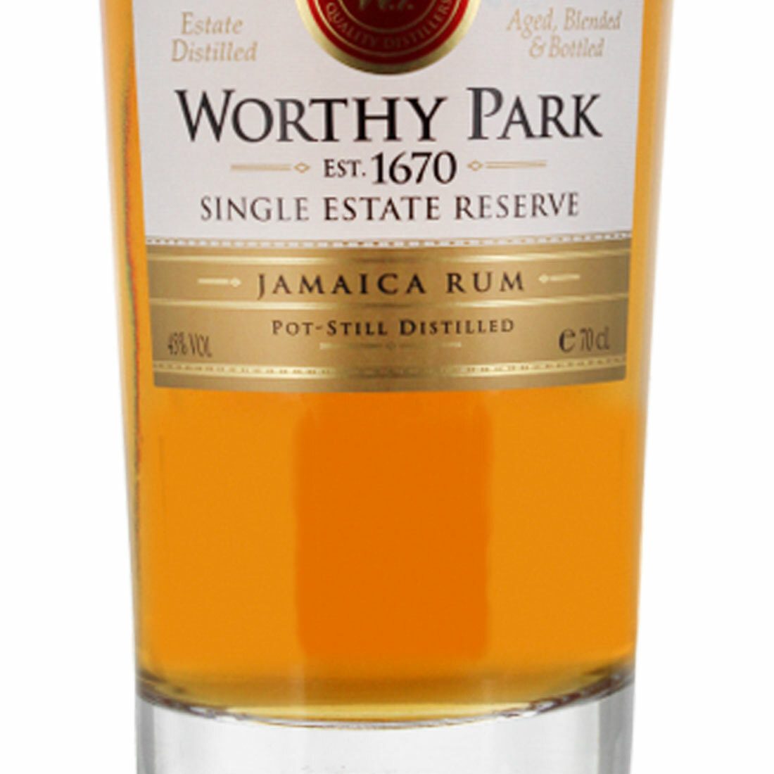 Personalised Worthy Park Single Estate Reserve Rum 70cl