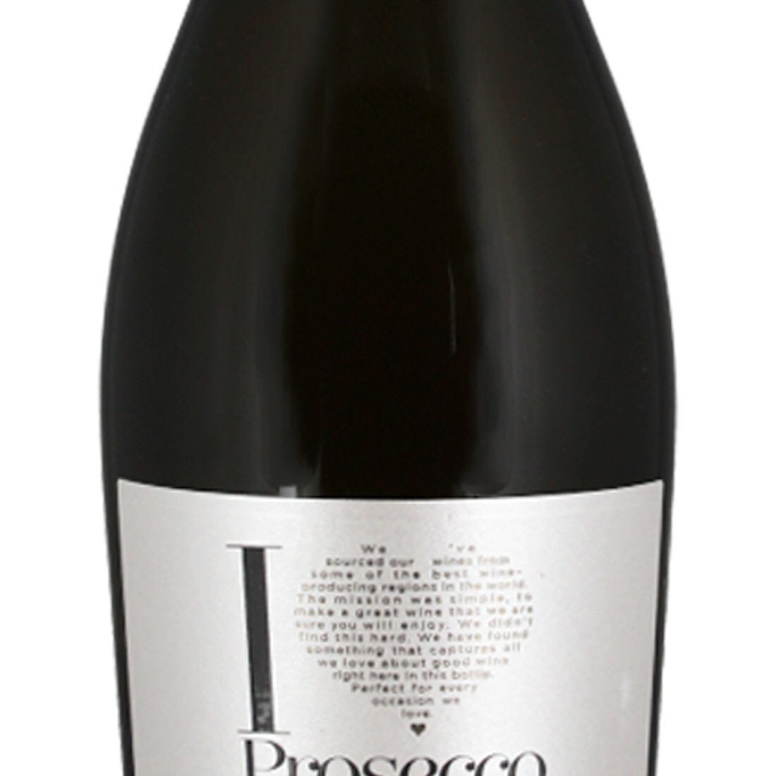 Personalised I Heart Prosecco DOC Sparkling Wine