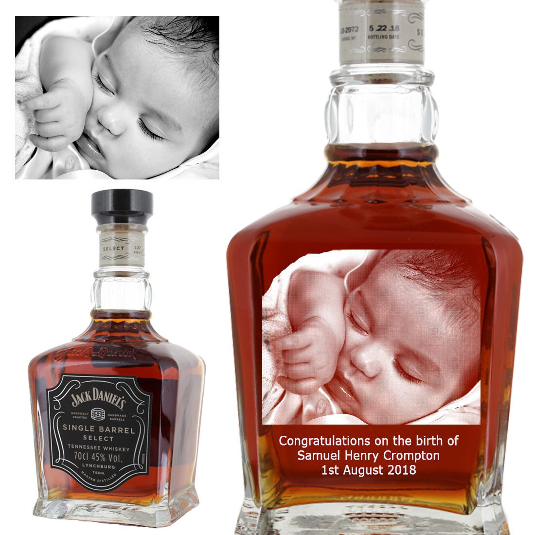 Photo Engraved Jack Daniel’s Single Barrel 70cl