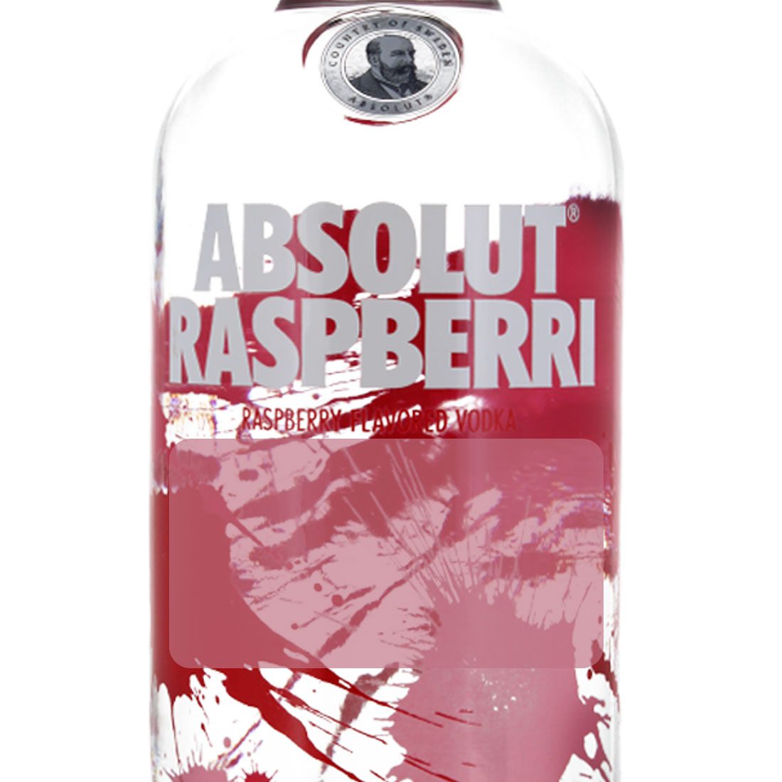 Personalised Absolut Raspberri Vodka 70cl