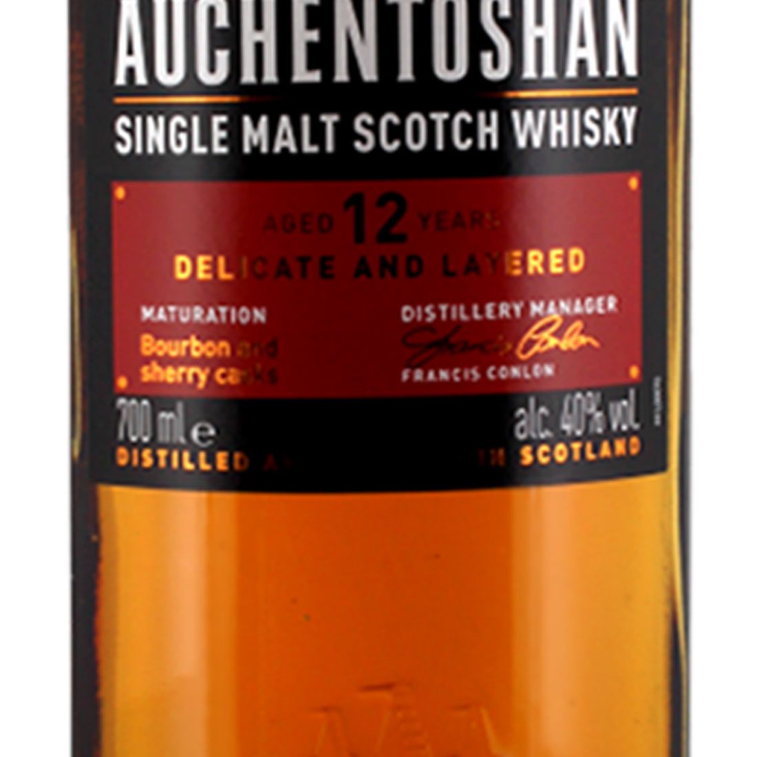 Personalised Auchentoshan 12 Year Old Single Malt 70cl
