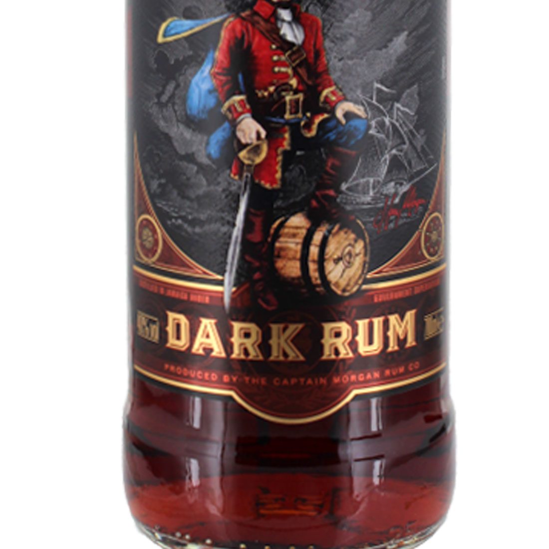 Personalised Captain Morgan Dark Rum 70cl