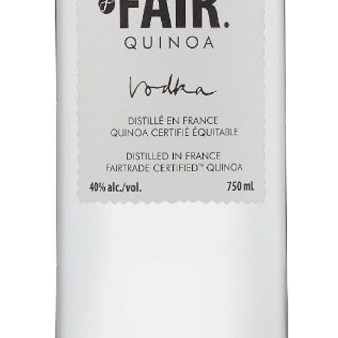 Personalised Fair Quinoa Vodka 70cl