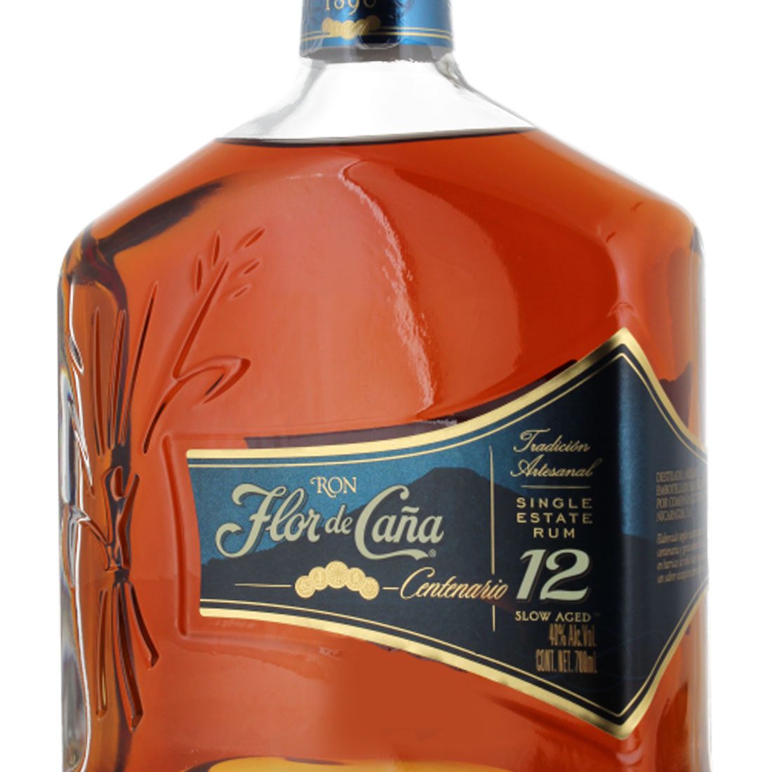 Personalised Flor de Cana 12 Year Old Rum 70cl